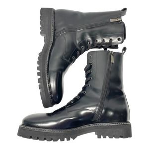 Thursday Everyday Black Combat Boots Lace Up Size 11